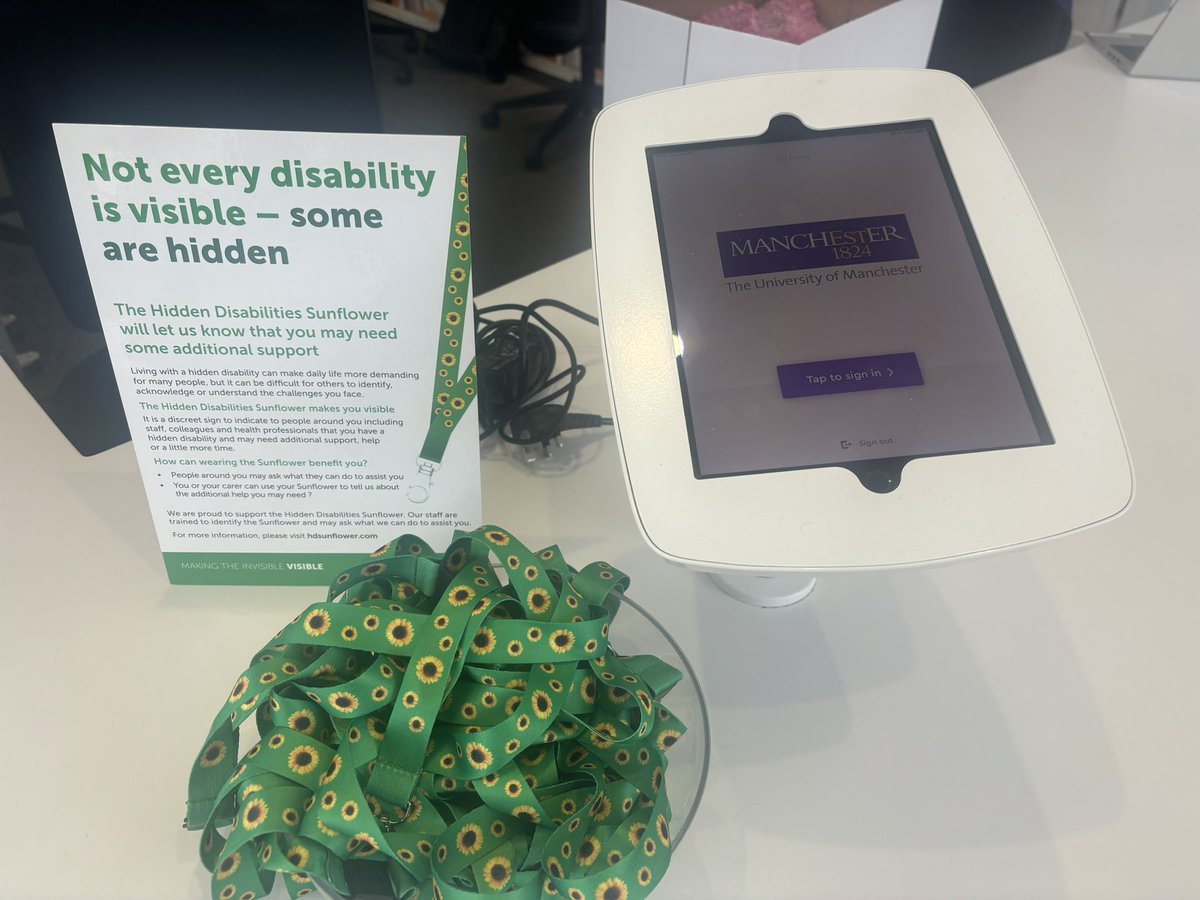 Another visible expression of our commitment to #EDI at @OfficialUoM as shown by 👇🏾@UoMLibrary - @UoMEandD @JackieCarter @KathyLouBradley @UoMDSN #NotEveryDisabilityIsVisible