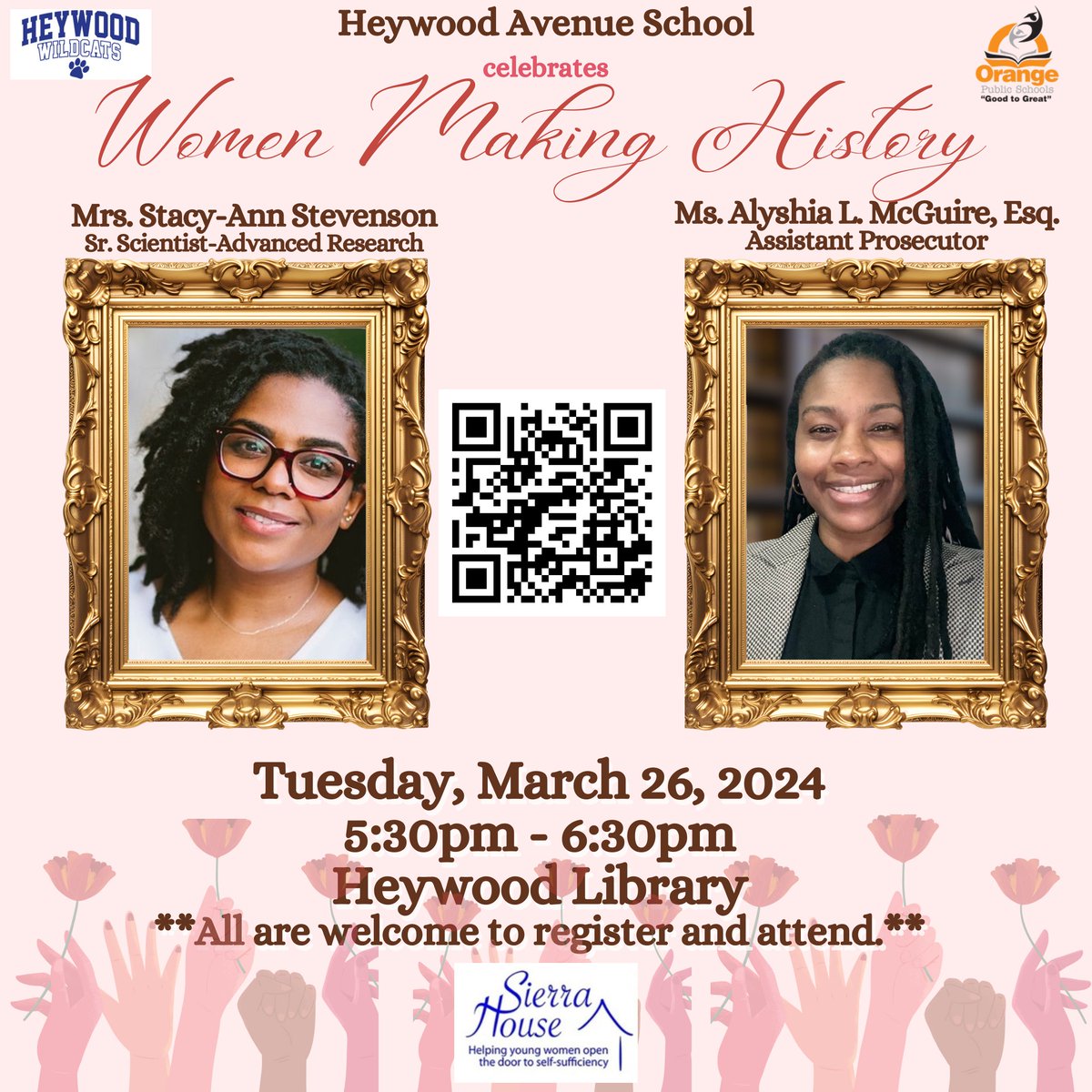 REMINDER...REMINDER
We are having our Women In History event at 5:30pm. 

Register if you plan on attending. 

docs.google.com/forms/d/e/1FAI…