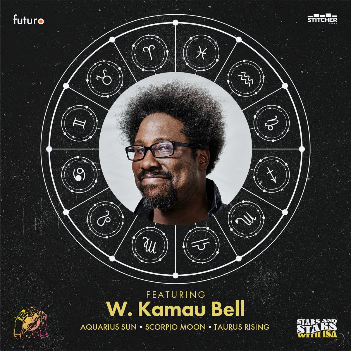💫 Episode 2 of #StarsandStarswithIsa is out! 💫 @isanaka sits down with @wkamaubell, an Oakland-based standup comedian, host, director, and producer. He is best known for hosting the CNN docuseries, United Shades of America 🎧