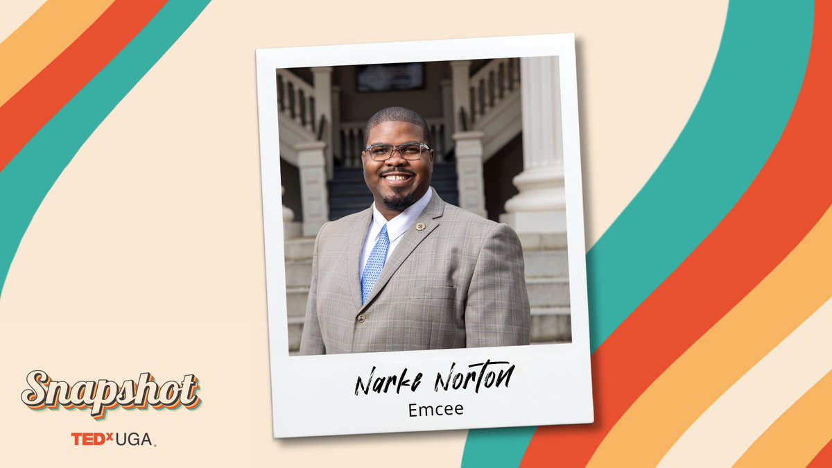 🎙️ Meet the TEDxUGA 2024: Snapshot emcee, Narke Norton! Pursuing a PhD in Education with an emphasis in College Student Affairs Administration at @ugamfecoe, Narke currently serves as the Director of Diversity, Equity, & Inclusion for @ugavetmed. @UGAGradSchool | @McBeeIHE