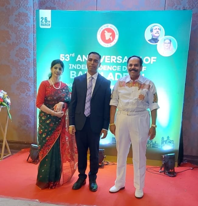 Pleasure to join the occasion of the independence and national day of #Bangladesh celebration @ITCGrand_Chola chennai. Thank you Mr.Shelley Salehin the Deputy High Commissioner of Bangladesh in chennai for giving me the opportunity to participate the occasion.…