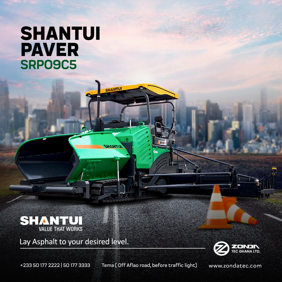 Shantui Paver SRP09C5 lay asphalt to your desire.
#machine #machinery #construction #constructionlife #constructionequipment #constructionequipment #constructioncompany #contractor #contentmarketing