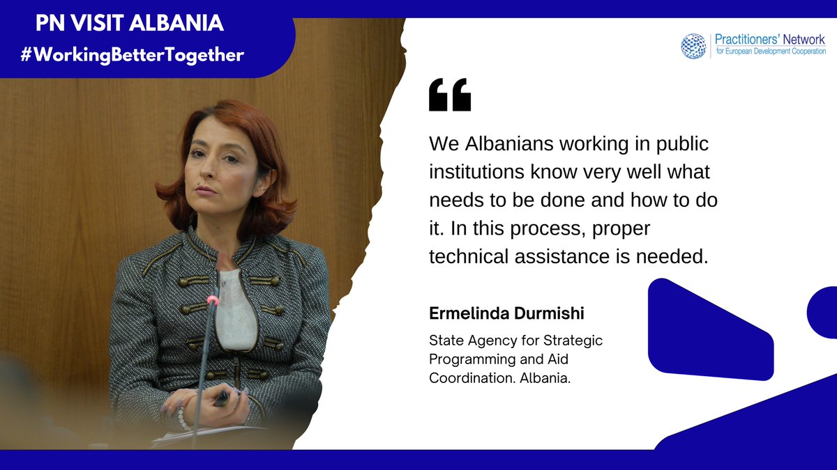 🗣️Ermelinda Durmishi @SASPACALBANIA 

🇦🇱#PNVisitAlbania #StrongerTogether 
#KnowledgeExchange #EuropeanCooperation