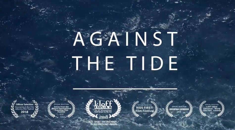 Excited for the #OceanDecade Conference starting next week❓ 🎞️Until then, watch 'Against The Tide' to pass the time. 🌊The #documentary portrays the experiences of young leaders from states on the front line of #ClimateChange and #MarineDegradation. 🔗vimeo.com/246790944