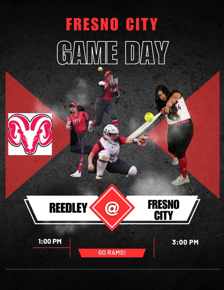 Game Day vs Reedley 📍Fresno City College ⏰ 1:00 pm. 3:00 pm 📊 Game Changer
