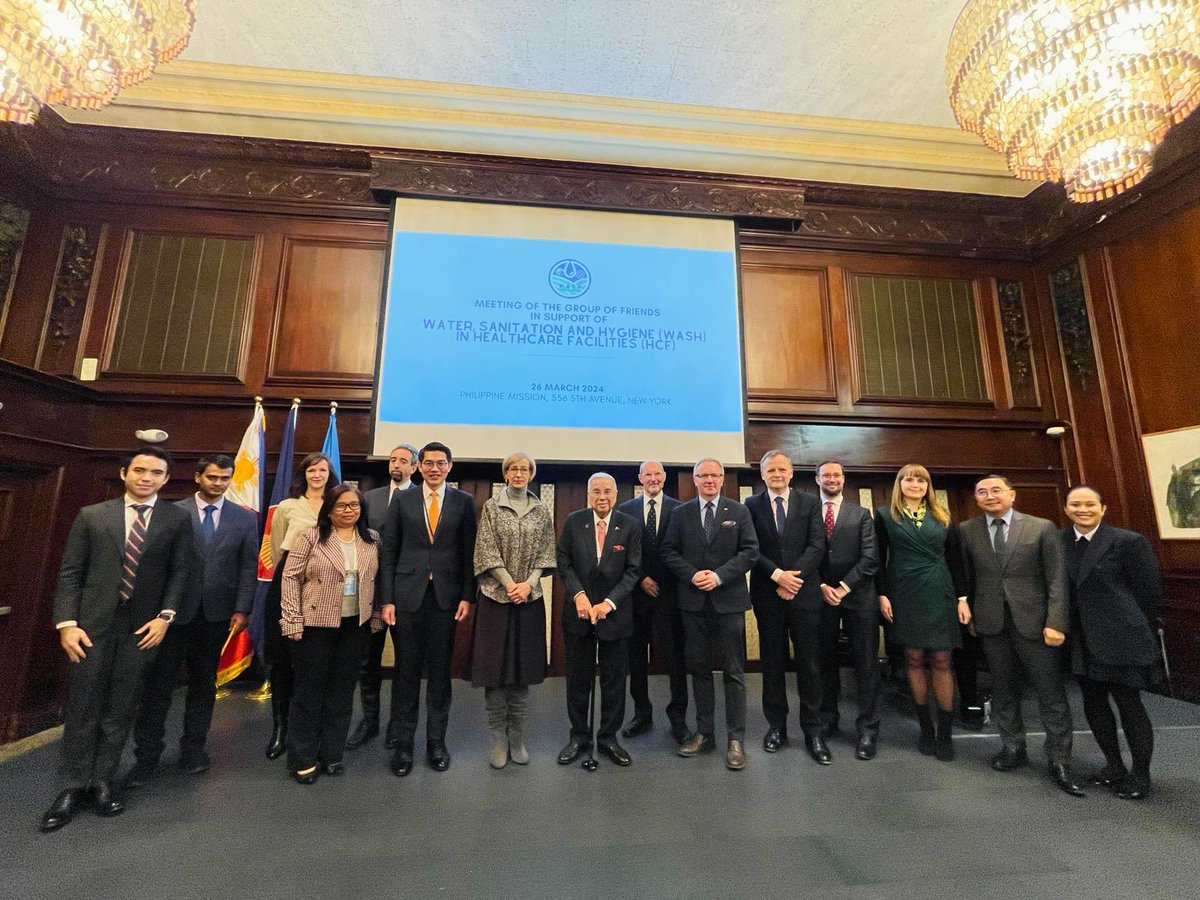 Amb Zsuzsanna Horváth co-chaired a meeting of the Group of Friends of WASH in Health Care Facilities, hosted by the <a href="/PHMissionNY/">Philippine Mission to the UN</a>.  Cooperation on #WASH can be a catalyst for faster progress across the SDGs. Let’s keep the emphasis on this important issue!
