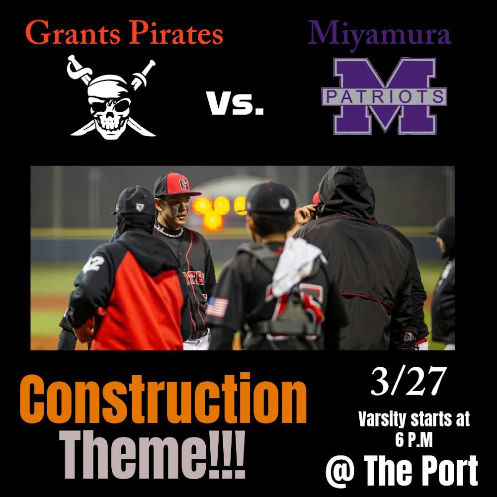 Grants pirates in action Wednesday vs. Miyamura

Athlete Shown