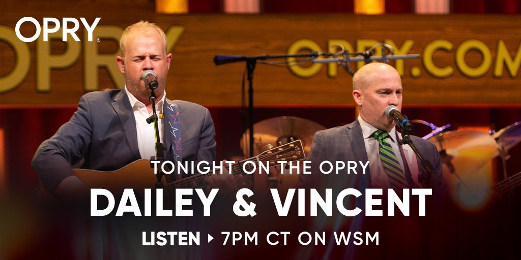 Listen tonight as @smfchicken presents @DaileyVincent on the Wednesday Night Opry! Plus - The Price Sisters, Chancey Williams, and more! 📻: 650 AM 📱: WSM App, iHeartRadio, TuneIn 🔈: 'Alexa, play WSM Radio' 💻: wsmradio.com/listen-live