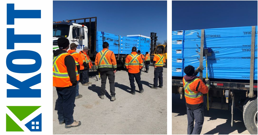 Our Ottawa Delivery team recently completed some refresher training on safe strapping of loads. #safetyfirst #staysharp