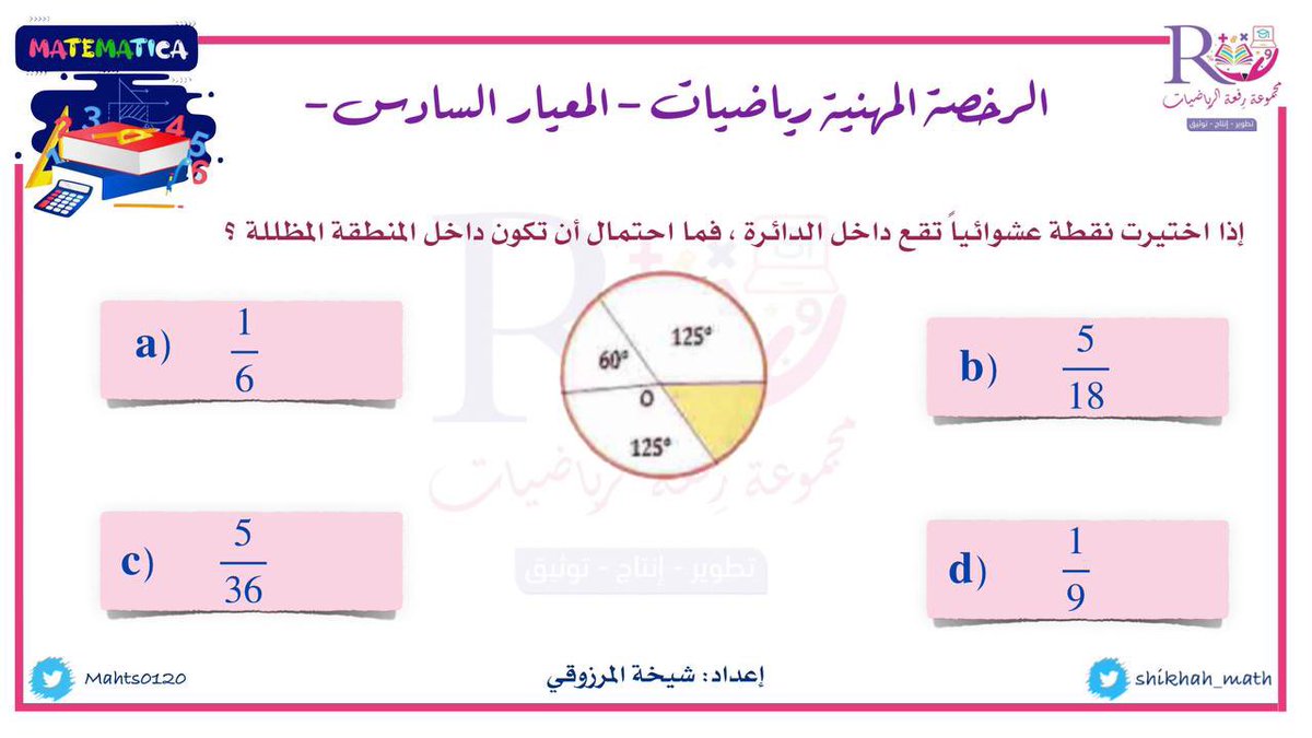 #الرخصة_المهنية_رياضيات