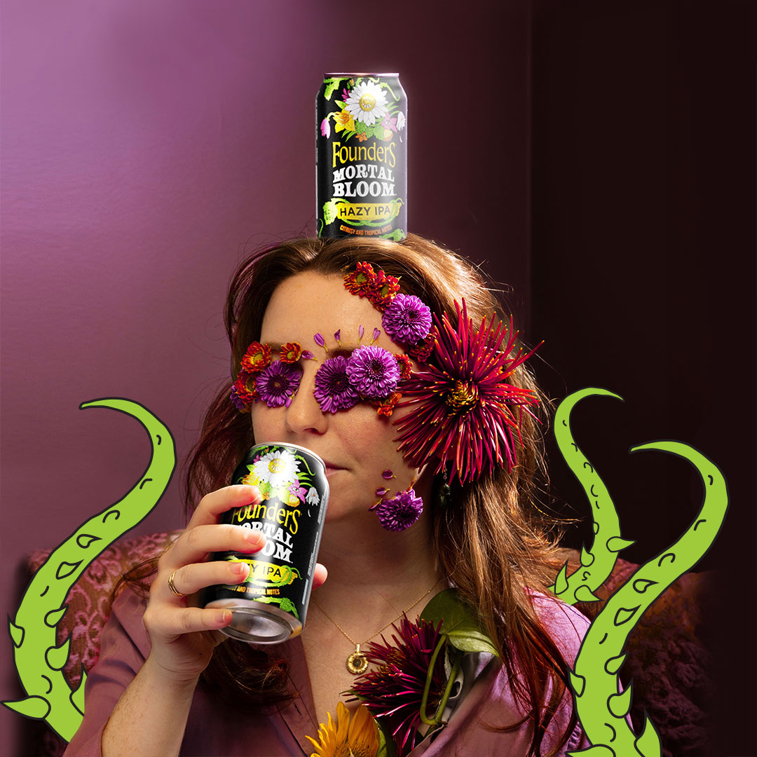 Looking for a hazy IPA that tastes delicious and will give your hair that unattainable messy yet put together look you've been trying to cultivate? Well Mortal Bloom can definitely help you with one of those things. Look for it near you! bit.ly/FindFBC