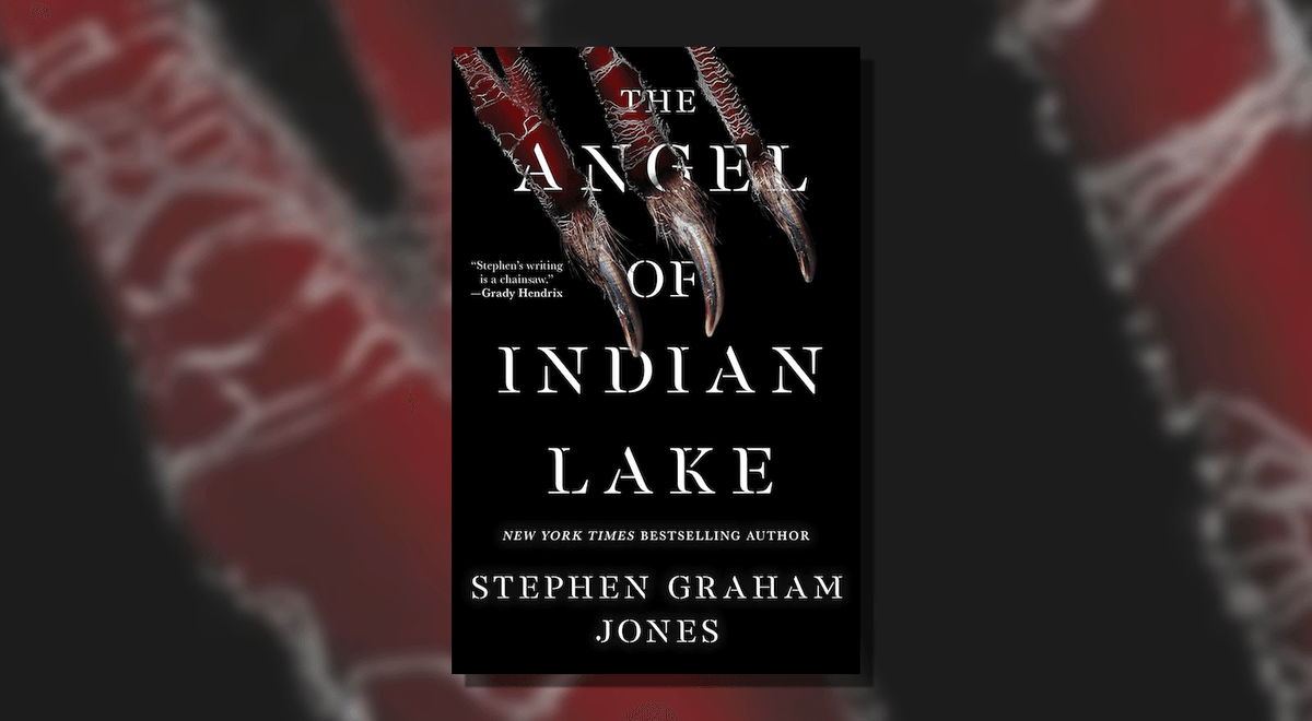 its true that much of our last record was inspired by horror + slashers, and a big part of that was thanks to @SGJ72's work that half of us were reading during the writing process. happy release day to *the angel of indian lake*, the final piece of an immense trilogy i hold dear