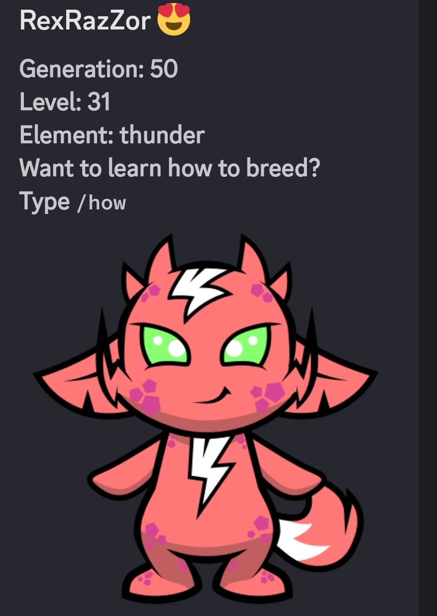 RexRazZor's tweet photo. The latest #dnd stream #dragon breeding results . We nick named him flash. Happy Tuesday 👽💯🕹️ https://t.co/gstkhfdXSP