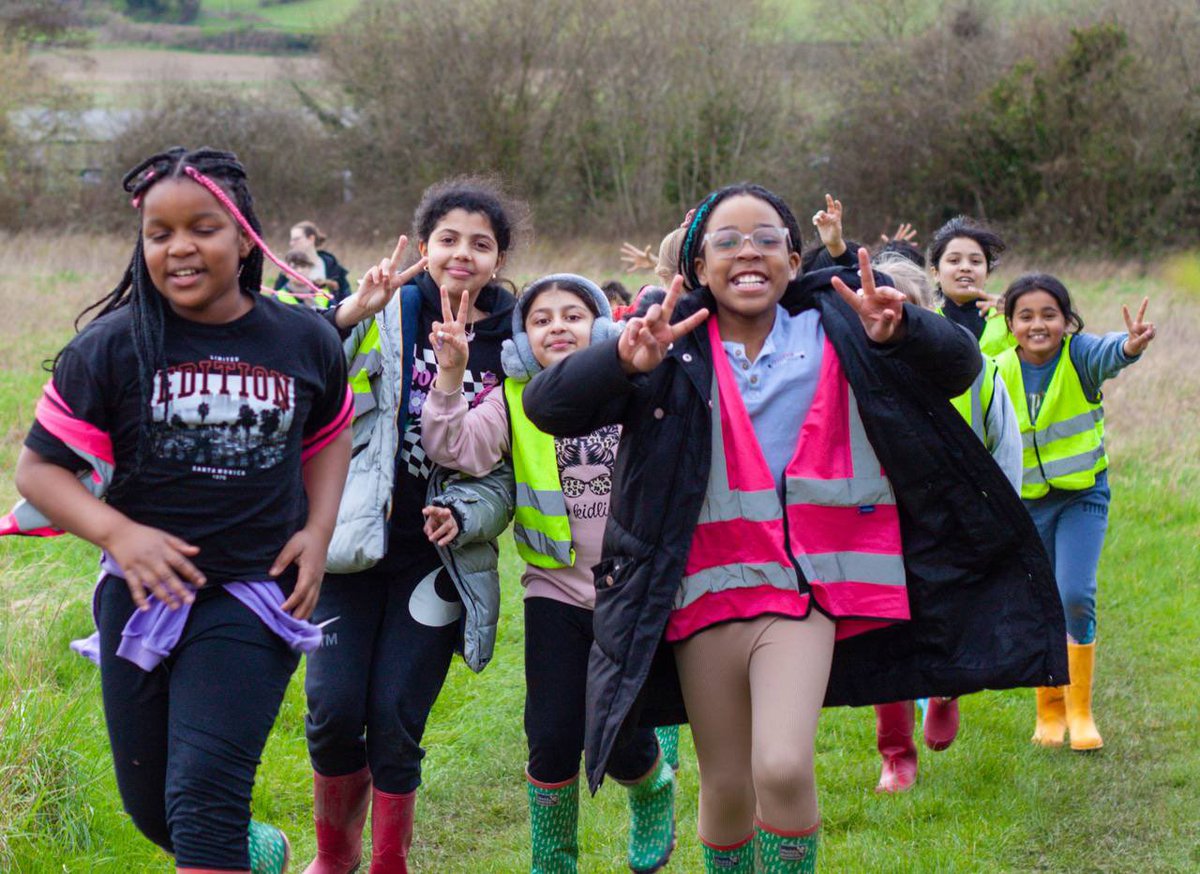 A great first day on our Countryside Day Visits to Kent with @wintonprimaryn1 Year 5 Piccadilly class! They loved being outdoors and enjoyed veg chopping, fire lighting, woodland crafts and river dipping, all in beautiful fields and woods. Come again Winton!