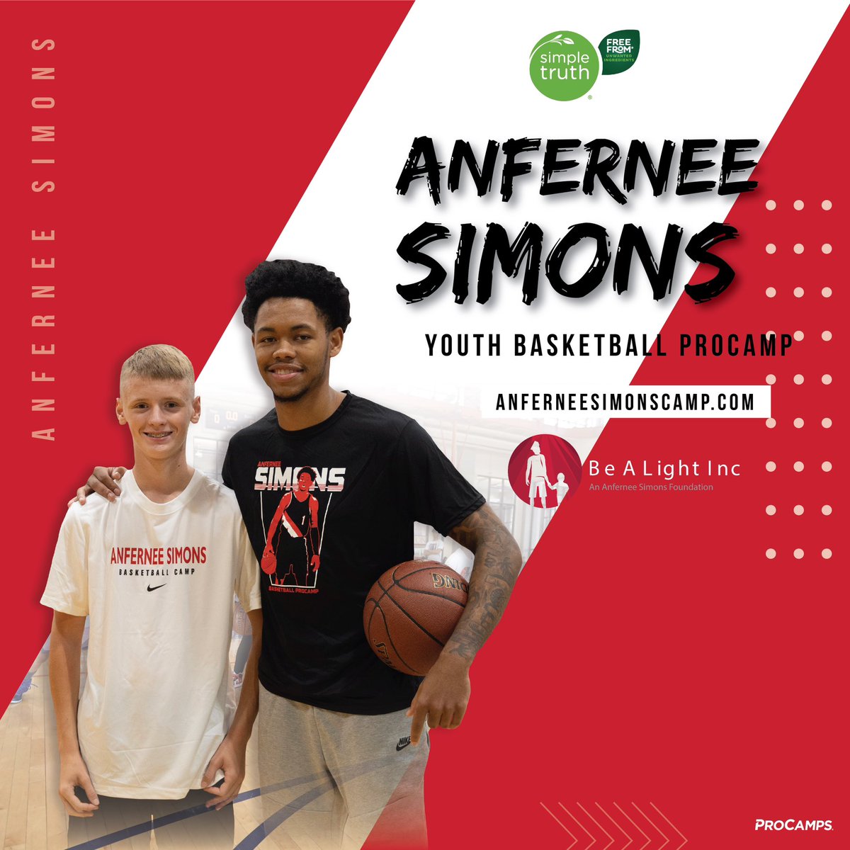 RIP CITY! 🏀 🔥 Don’t miss the chance to take the court with @AnferneeSimons ‼️ Registration for the @SimpleTruth4U Anfernee Simons youth basketball ProCamp is officially OPEN! 🔗 Secure your spot today at anferneesimonscamp.com