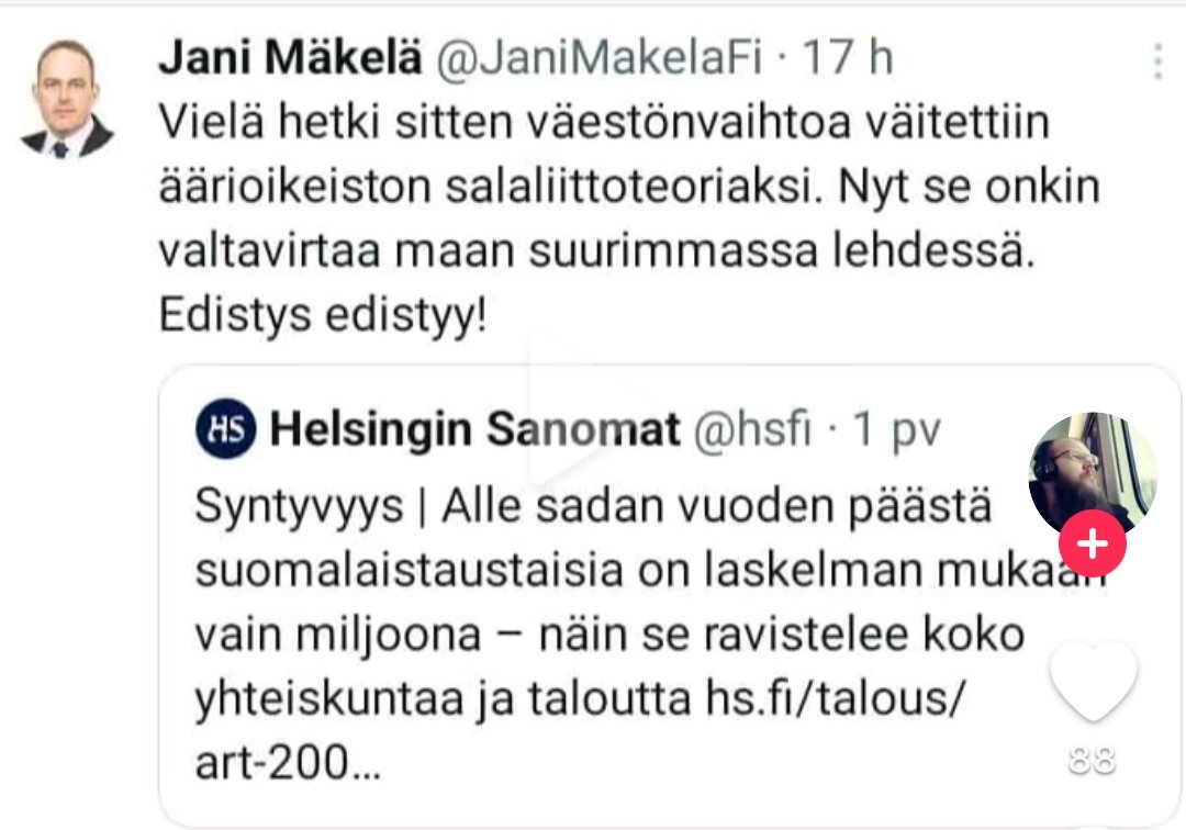 Tässä on oiva esimerkki siitä, että koulutuksesta ei missään nimessä ole varaa leikata! #lukeminenkannattaaaina #koulutus @JaniMakelaFi #syntyvyys #ikääntyminen #huoltosuhde #populismi #työelämä #Suomi #väestönvaihtoteoria 🫢