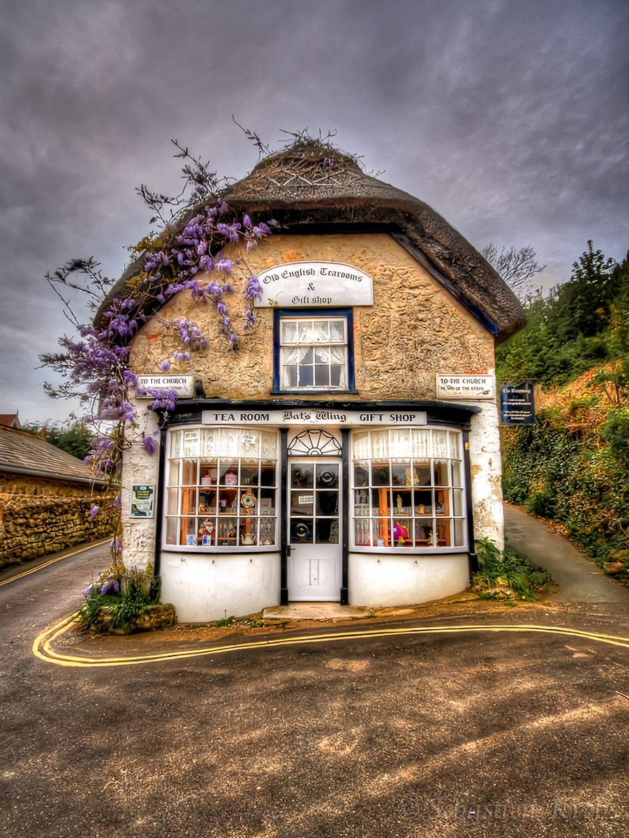 The bat's wing tea rooms.Godshill village. Isle of Wight. 🇬🇧