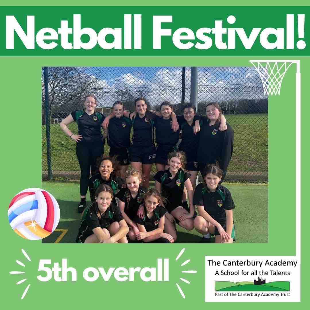 U13 girls team did very well at the Kent Netball Festival, placing 5th overall out of the schools. Thank you to Rainham School for Girls for hosting the event 👍🏻#CATsport