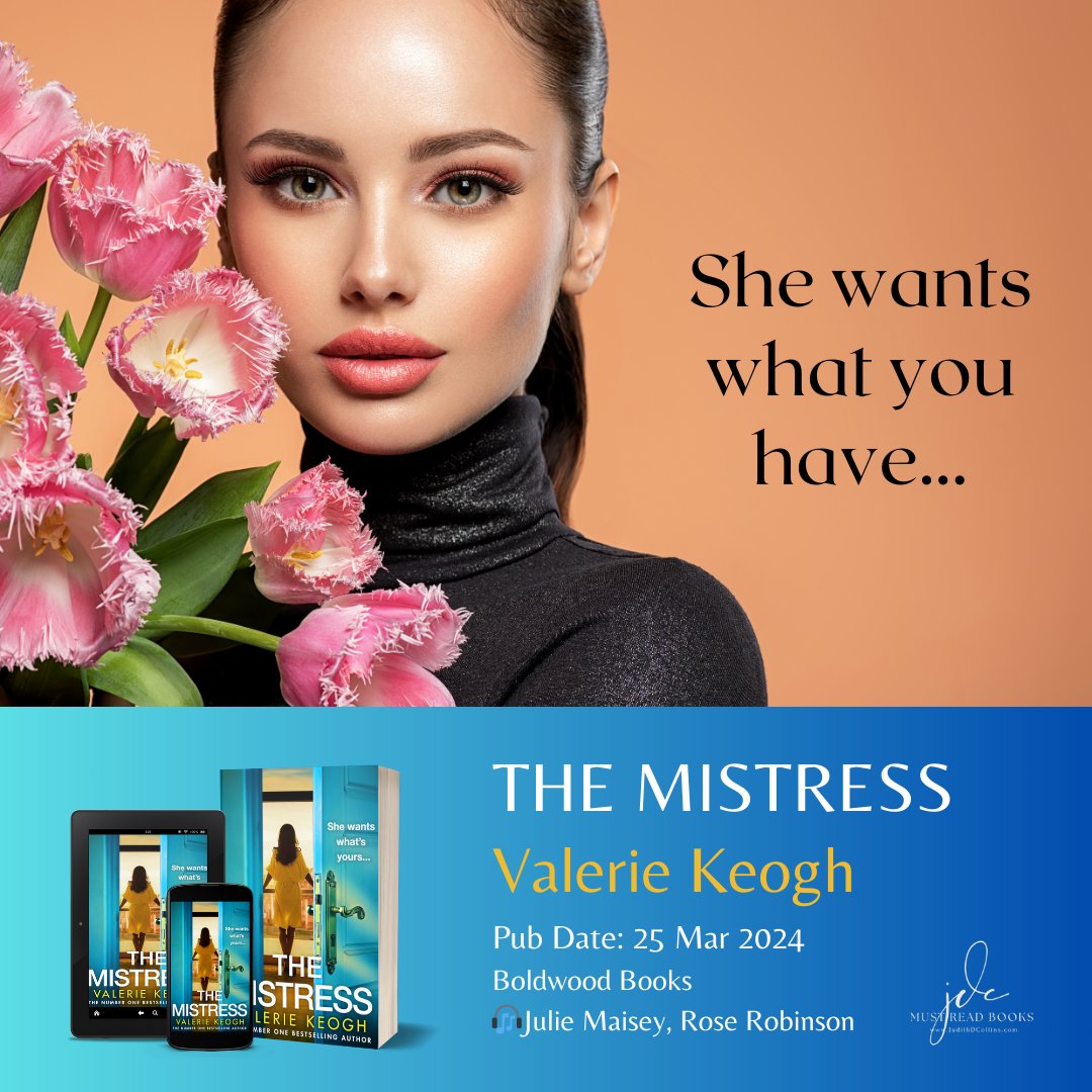 Out now! 'THE MISTRESS —a femme fatale gets more than she bargained for when things turn toxic and deadly in this provocative & riveting thriller of obsession, revenge, and murder from the master of domestic suspense!' @ValerieKeogh1 @BoldwoodBooks bit.ly/TheMistressJDC