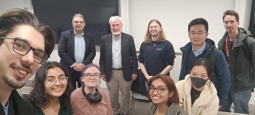 Thanks to Evan Moffitt and the ⁦@ucl⁩ ‘Duck-Rabbit’ student society for organising an interesting event on the perception of Space & Time, with talks by Neuroscientist John O’Keefe (Nobel Prize laureate) and myself, followed by a lively discussion.