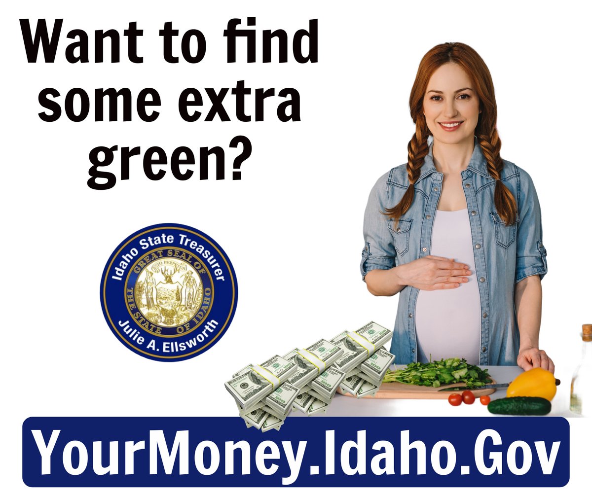 Happy National Spinach Day! 
Want to find some extra green? 
🥬💵
Check now to see if you have any unclaimed property!
YourMoney.Idaho.gov
#unclaimedproperty
#idaho
#idahostatetreasurer