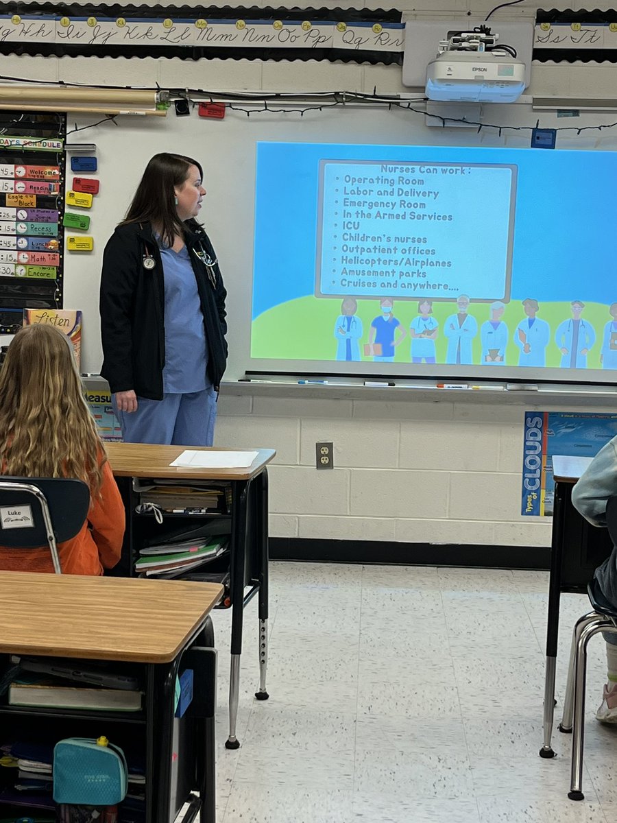 Career Day <a href="/EaglesBes/">Byrd Eagles</a> was 🔥 today!