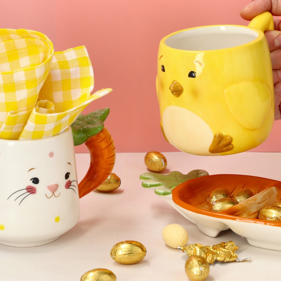 Add to your mug collection with these charming Easter designs from Flying Tiger Copenhagen! 🐥🐰 #Mug #Easter #FlyingTigerCopenhagen #MomentsThatMatter
