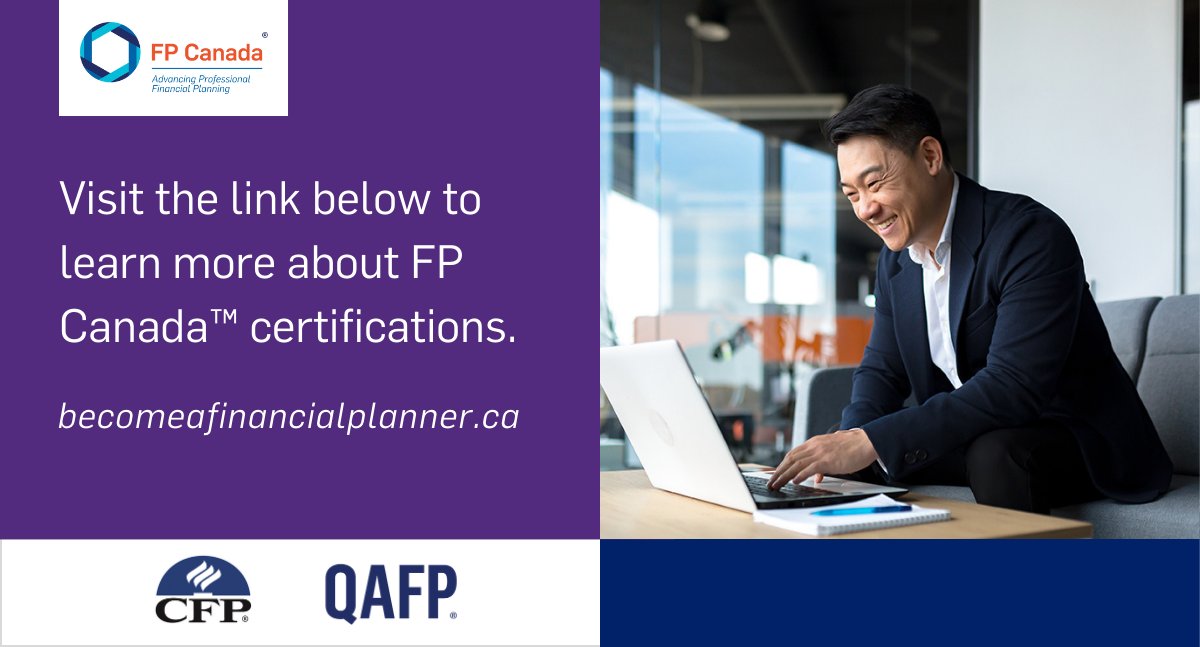 OfficialFPCan's tweet image. Ready to continue exploring whether a career in financial planning is right for you? Learn about the potential benefits of QAFP certification and CFP certification by visiting our website: spr.ly/6012ZpHTQ

#FPOCareerFair #financialplanning #QAFP #CFP