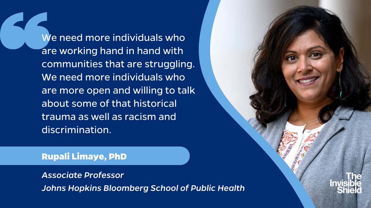.@rupali_limaye emphasizes the crucial role of enhancing communication within public health to foster trust and counter misinformation, particularly prevalent among communities of color Watch 'The Invisible Shield' on PBS.org or PBS app, tonight at 10 p.m. ET.