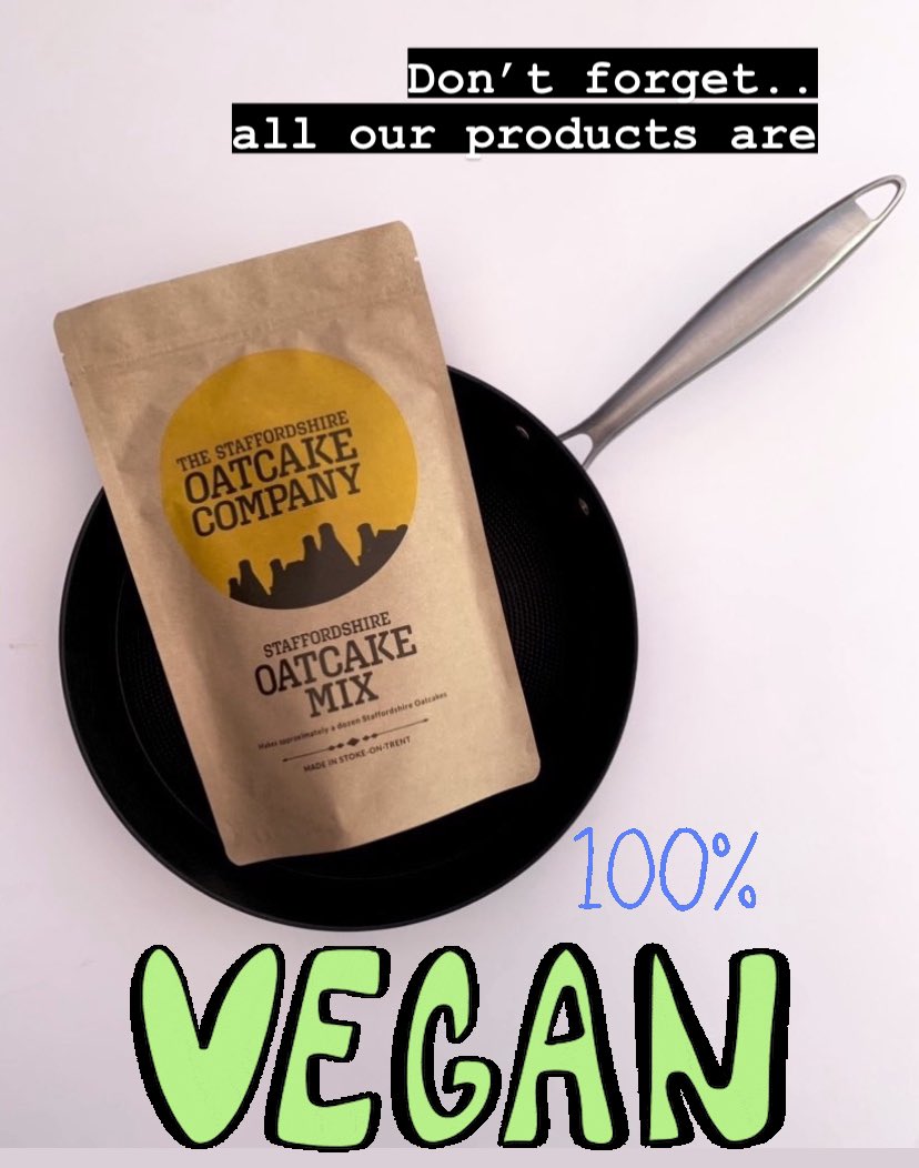 All vegan…all day. #staffordshireoatcakes #vegan