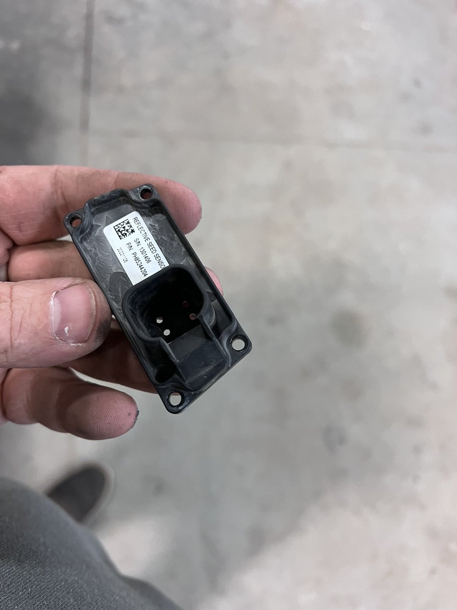Korey Ahlenstorf (@kpfarms14) on Twitter photo Does anybody have a place to get these plastic covers on a seed sensor for a <a href="/JohnDeere/">John Deere USA</a> speed tube!? We broke the little tab on it to hold deutch connector in. Deere store says you have to buy the whole $803 sensor and canβt replace just the cover itself? #AgTwitter Does anybody have a place to get these plastic covers on a seed sensor for a <a href="/JohnDeere/">John Deere USA</a> speed tube!? We broke the little tab on it to hold deutch connector in. Deere store says you have to buy the whole $803 sensor and canβt replace just the cover itself? #AgTwitter