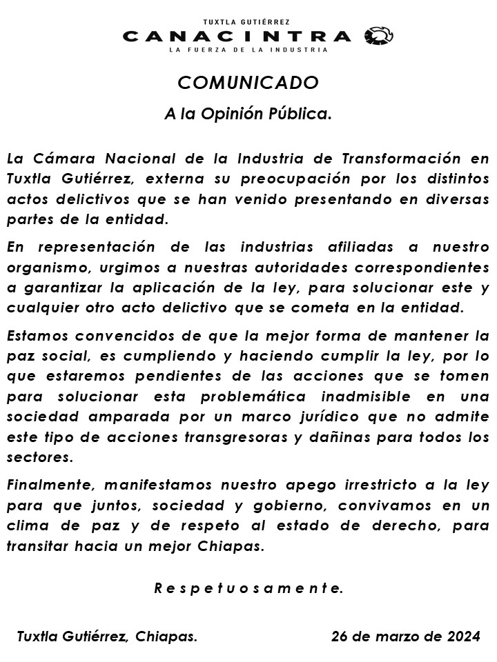 Canacintra_Tuxtla tweet media