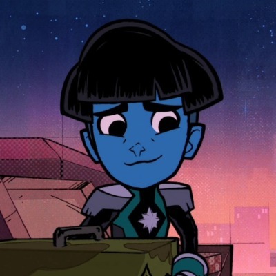 Dev2Devine's tweet image. "Huh? Well... Okay then! Do you want to see what I look like out of my human disguise? I have pictures on my mobile device. Obviously I can't just take off my disguise here, we're in public." He pulls out his Kree technology version of a cell phone and shows pictures of himself.