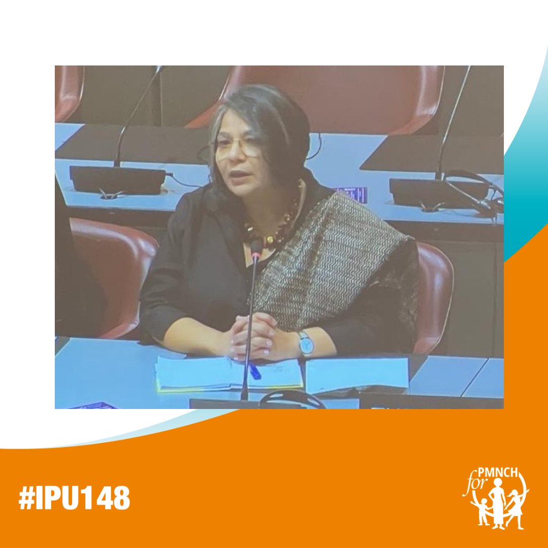 @UNYouthAffairs @felipepaullier @IPUparliament Anshu Mohan @PMNCH speaking at the Young Parliamentary Forum #IPU148: “Young parliamentarians have a unique role in advocating for more financial investment in adolescent and youth. The cost of inaction is huge: 20.5. trillion USD if we don’t take action now!” #YoungMPs #1point8