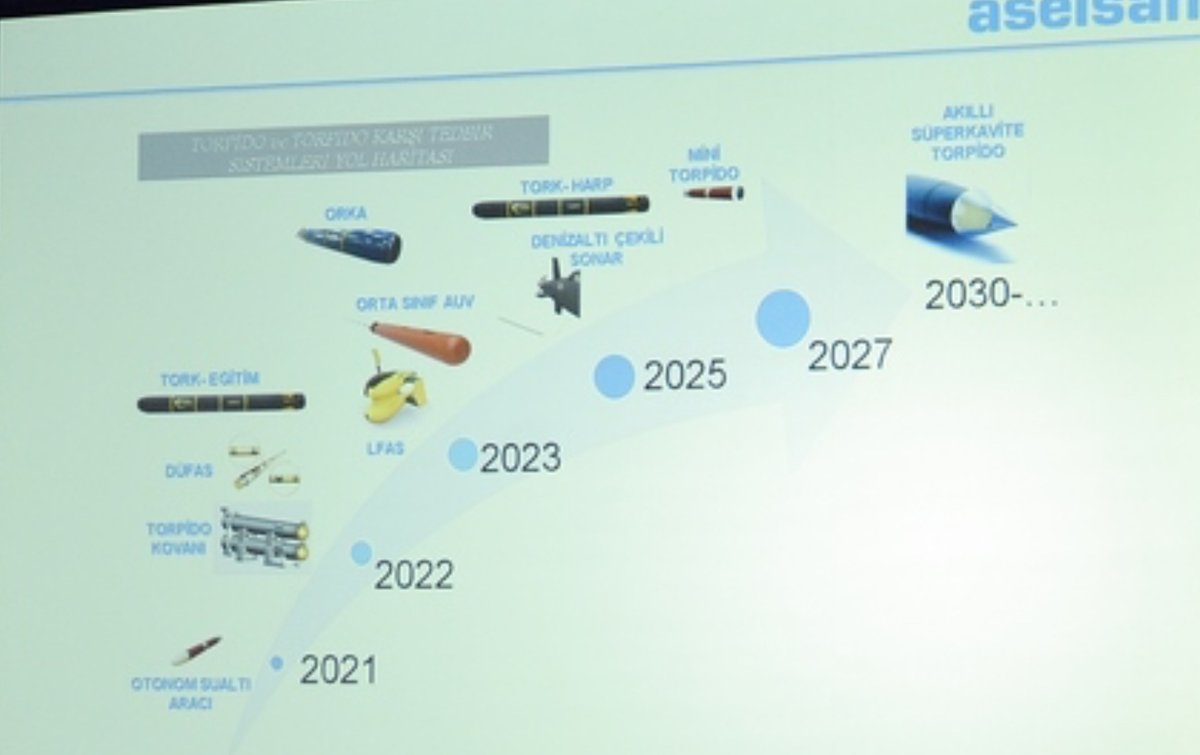ASELSAN'ın 2025 yılını hedefleyen denizaltı çekili sonar projesi varmış.