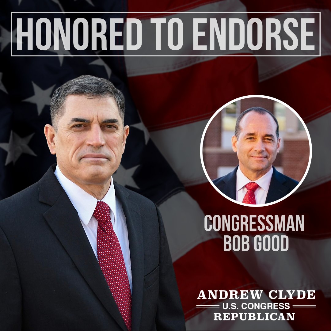 It's my honor to endorse Congressman Bob Good and the Chairman of the House Freedom Caucus for re-election. I know he will FIGHT and WIN for America First policies for the people of Virginia's 5th Congressional District. We need Bob Good and others like him in the halls of…