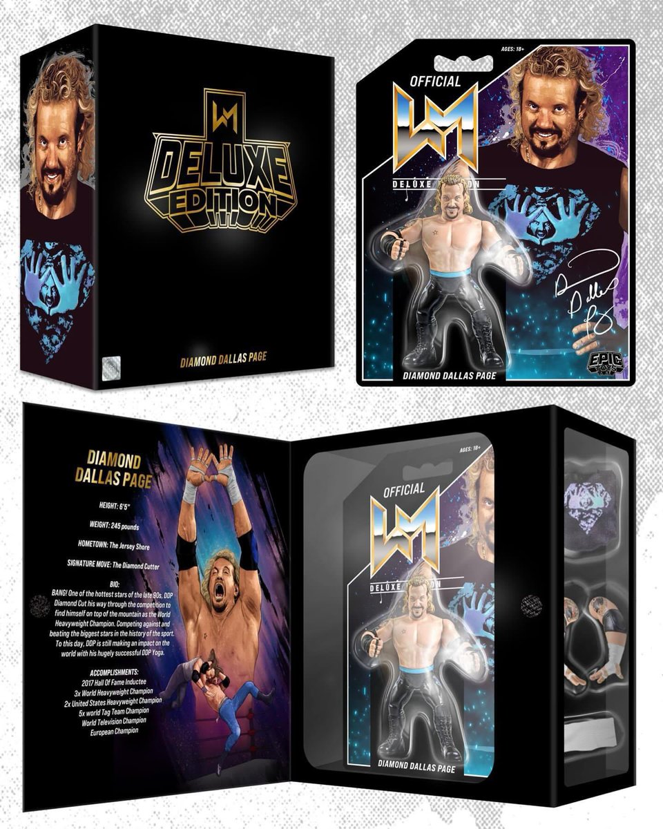Wrestling Megastars Deluxe DDP from @epictoysuk will be available for pre-order tomorrow for UK customers at epic-toys.co.uk. US customers can pre-order via @figcollections & @asylum_store. Who is adding this to their Hasbro style collection? #ScratchThatFigureItch