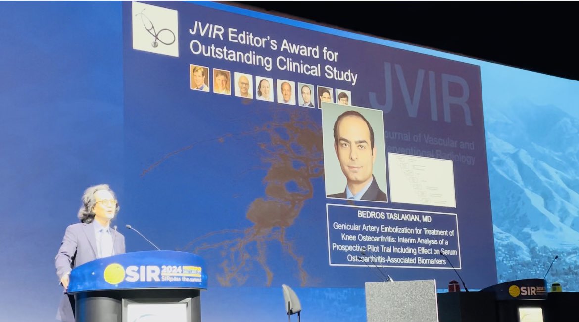 Grateful to @JVIRmedia for this honor “JVIR Editor’s Award for Outstanding Clinical Research” #GAE @nyuVIR Research Program @NYUImaging @SIRspecialists #SIR24SLC