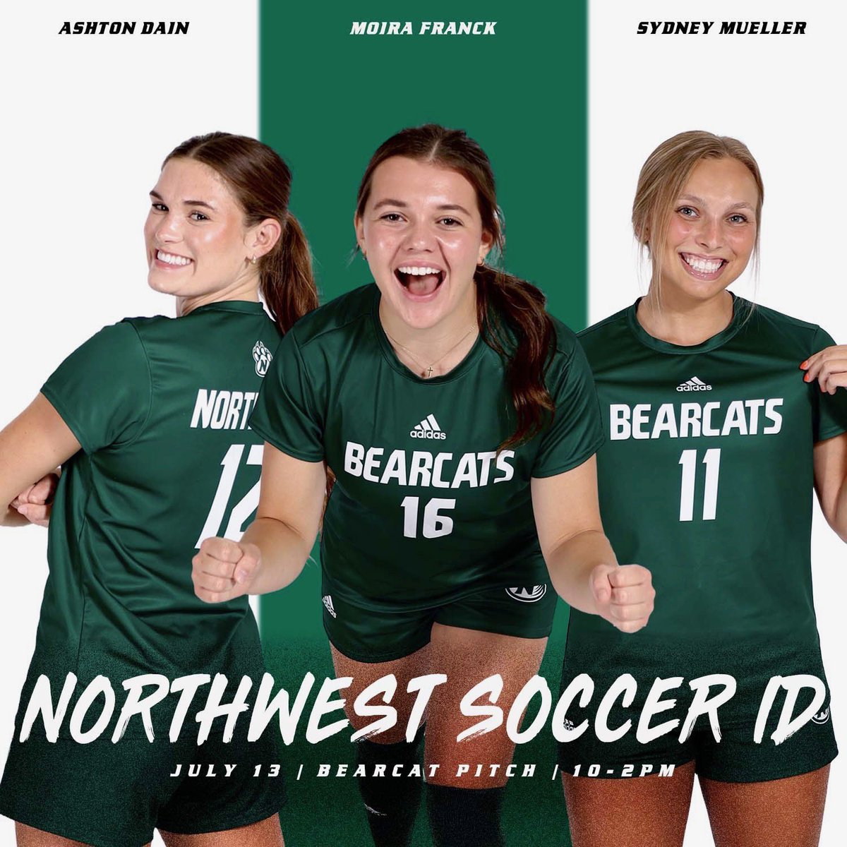 Join us this July for our Bearcat Soccer Summer ID Camp! Sign up at the link in our bio #oabaab💚🐻🐱 #onemore #respectthepaw