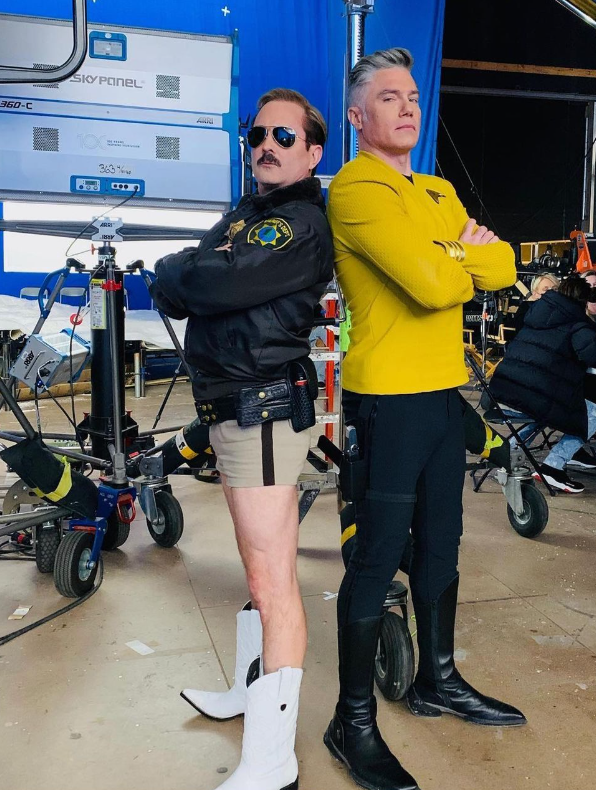 Rocket_Grrrl's tweet photo. Strange New Worlds is always pushing the boundaries on crossover episodes. https://t.co/iEo0lrG5af