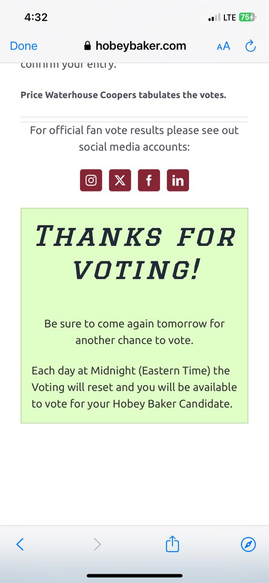 Join me in voting for @liamm1313 of @HCrossMHockey for the @HobeyBakerAward! I cast my vote just now, it's YOUR TURN 🫵🗳️🥅

#GoCrossGo #PucksOnNet