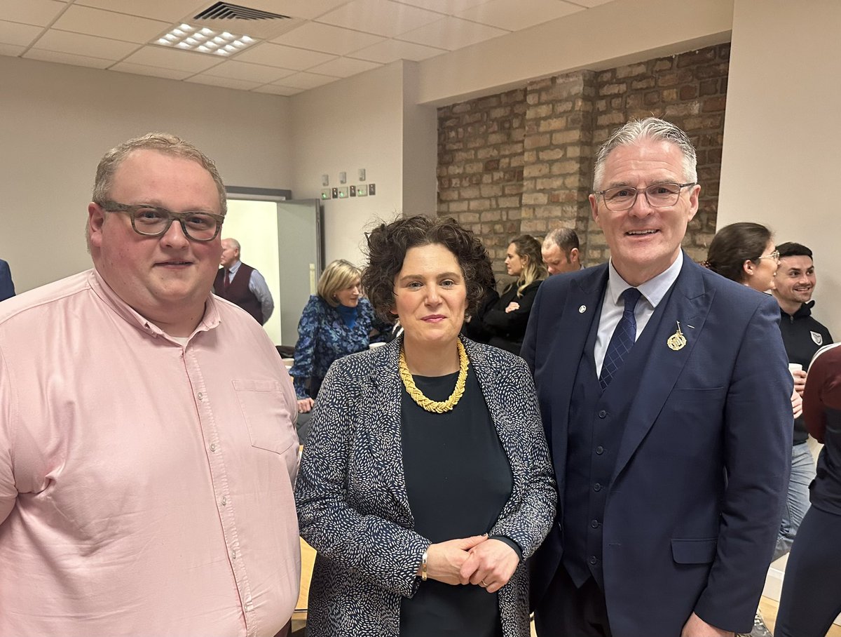 Really thrilled to have Jarlath Burns in South Belfast so soon in his tenure! I’m a huge admirer. A wonderful occasion, official opening of @BredaghGAC1 new clubhouse on the Ravenhill Road, the result of years of work & fundraising by the club’s incredible committee & membership