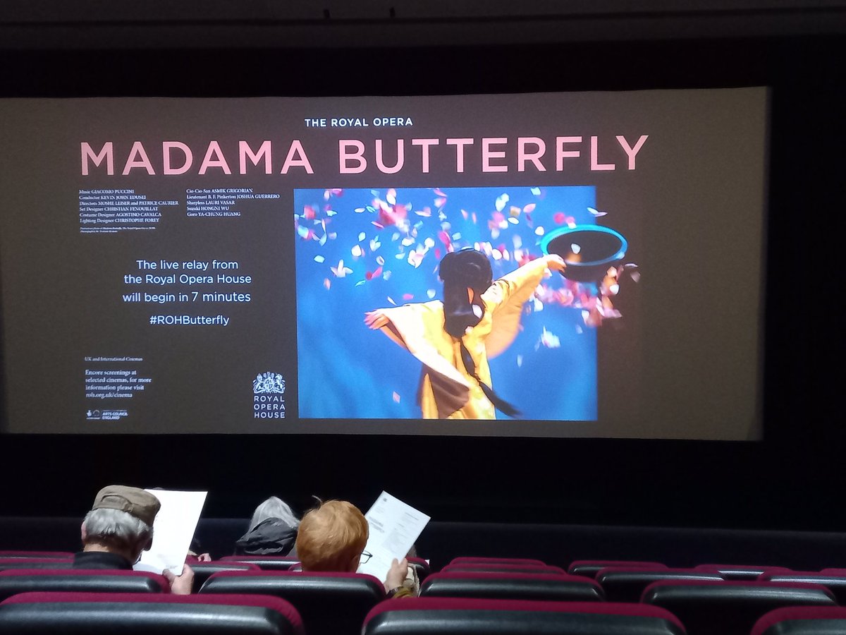 Gulbenkian Kent. Act One and only cried once a little bit. Stunning #ROHButterfly