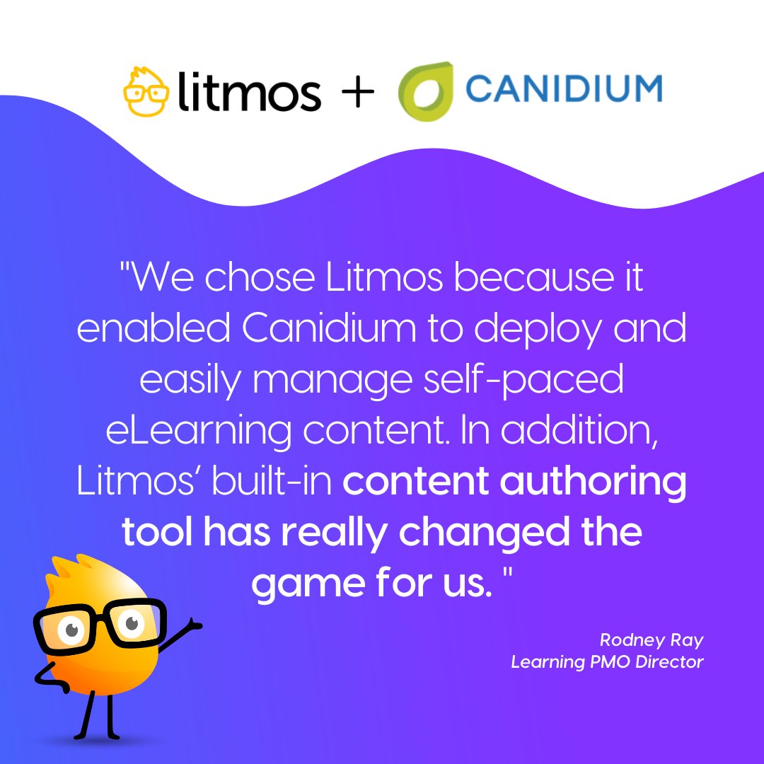 Canidium, a leading software consultancy, transformed their learning program with Litmos' LMS and training content. Read about their training success story: ow.ly/HszB50R2Cie