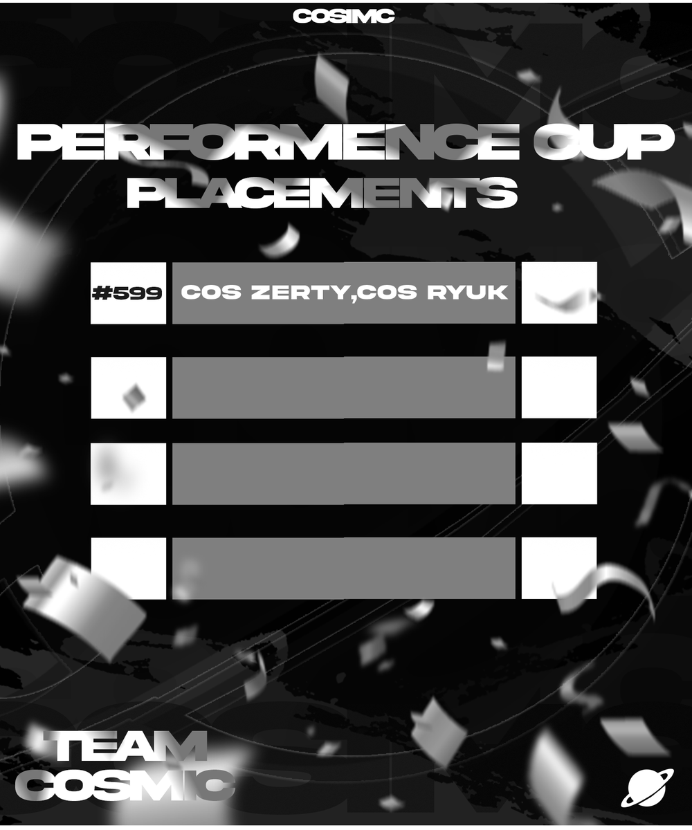 Performence cup GG
<a href="/zertyy12/">zerty</a>
<a href="/RyuKfnn/">RyuK</a>
#JoinTheStars #COSFAM #TeamCosmic🚀