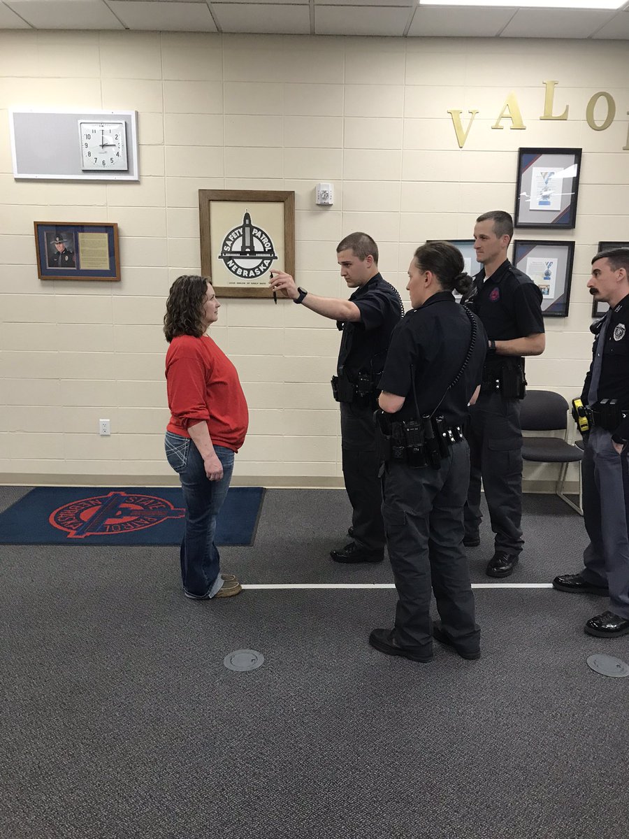 Day 2 of the DUI training with #NSPCamp69 brought about the volunteers who came in to help the recruits. This is huge benefit to the learning process getting to see live subjects, under the influence of alcohol, showing the very impairment they’re learning about.  #JoinNSP