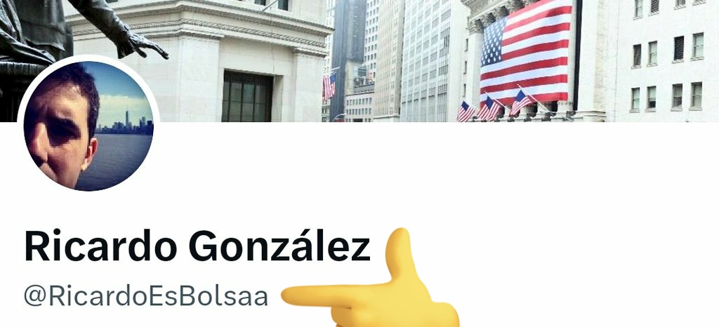 Agradezco si podéis denunciar este perfil por suplantación de identidad.
@RicardoEsBolsaa
con doble "a" al final.
Gracias