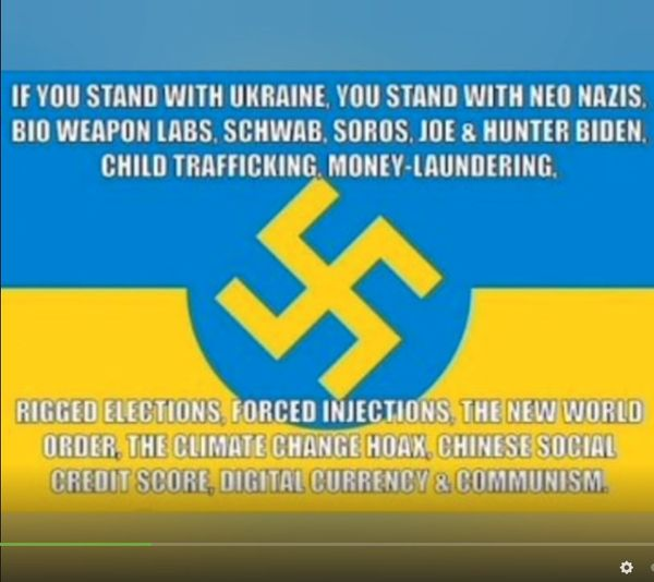 Do you understand?
#NAZI = #Ukraine #Schwab #Soros #Bidens #ChildTrafficking #MoneyLaundering #ClimateChangeHoax #SocialCreditScore #DigitalBank #Communist