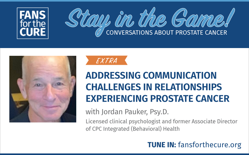 Prostate cancer can have a profound effect on marital relationships. Dr. Jordan Pauker shares how differing communication styles play into delicate discussions between life partners. He also shares strategies for overcoming communication issues.

fansforthecure.org/podcast/addres…