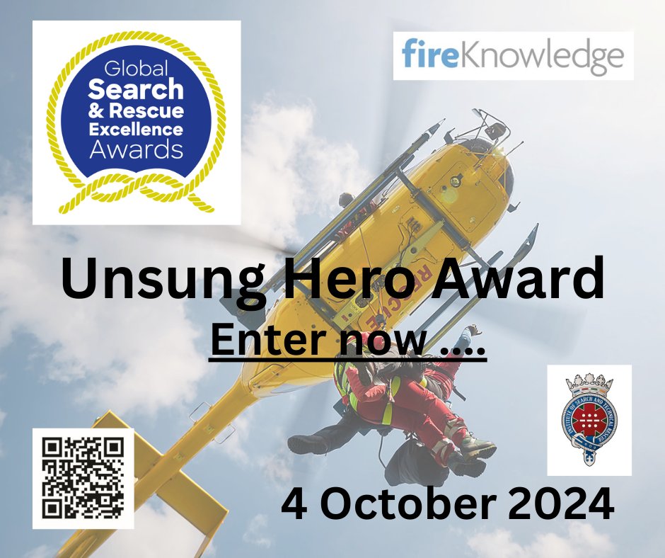 Do you know anybody who has made an outstanding contribution to search & rescue over the last 12 months? Enter now fire-magazine.co.uk/gsar-awards#17… #lifesaving #CivilDefence #global #disasters #resourcefullness #DisasterResponse #volunteers #response #searchandrescue #GSAR2024 #HERO